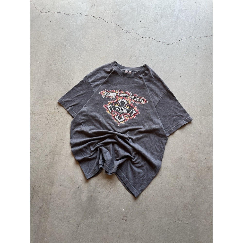 Orange County Choppers Vintage‎ Graphic T-Shirt Grey, Size L